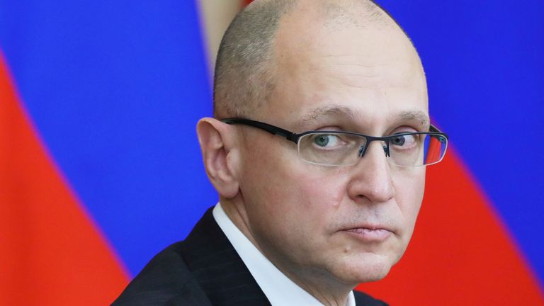 Sergei Kiriyenko has been banned from travelling by the UK and EU under new sanctions