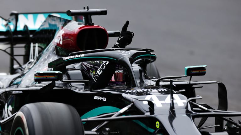 Lewis Hamilton nears Schumacher's F1 wins record after British Grand Prix  victory