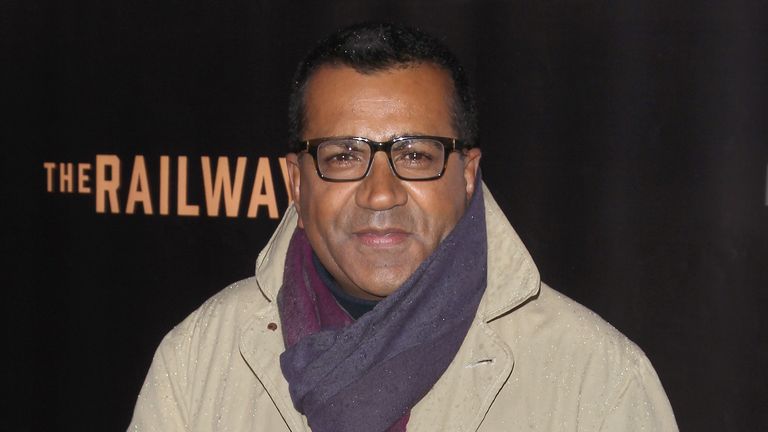Journalist Martin Bashir attends the "Railway Man" premiere on April 7, 2014 in New York City.