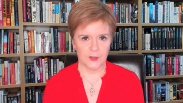 Nicola Sturgeon says she did not collude to cover up allegations made against Alex Salmond, which he was later cleared of