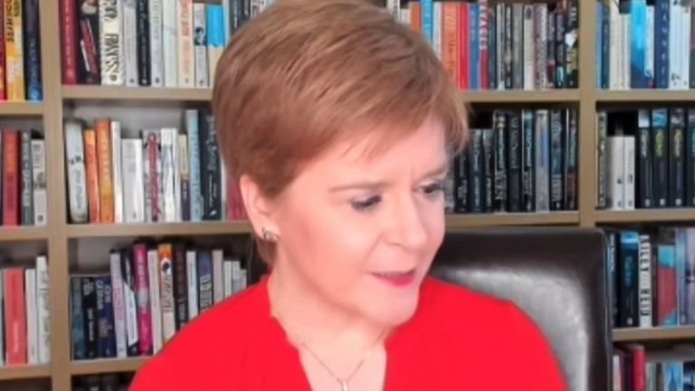 Nicola Sturgeon reads out phone message conversation she says she had with Alex Salmond