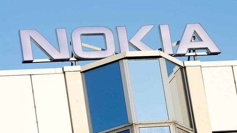 BOCHUM, GERMANY - FEBRUARY 10: The logo of the Nokia plant is pictured on February 10, 2008 in Bochum Germany. Mobile telephone giant Nokia plans to close it&#39;s factory in Bochum laying off approx. 2,300 employees citing rising labor costs. (Photo by Jens Koch/Getty Images)
