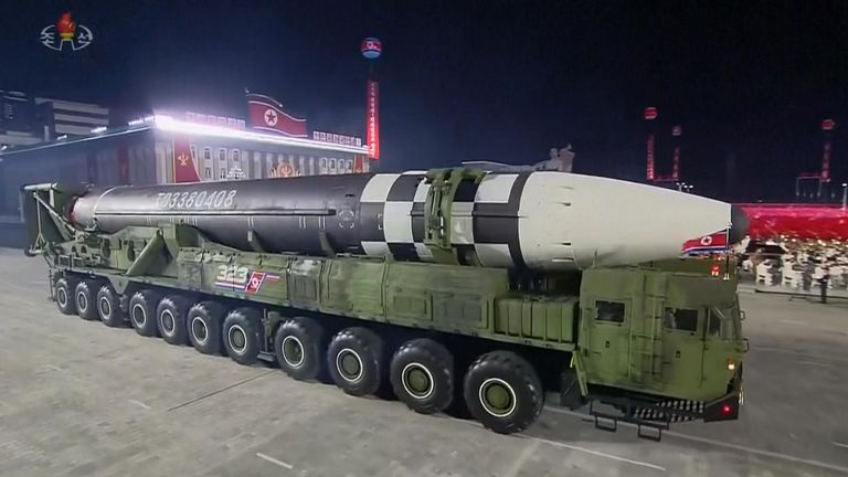 North Korea showed off what analysts are calling an unseen new intercontinental ballistic missile (ICBM)
