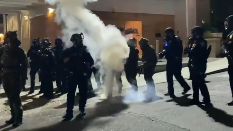 Police accidentally teargas themselves