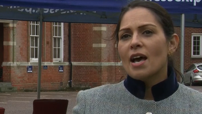 Home Secretary Priti Patel said &#39;we can rule nothing out&#39; over further COVID-19 restrictions.