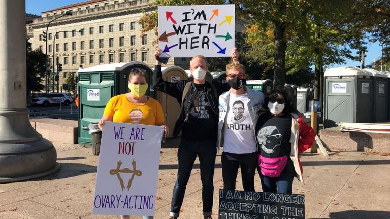 Women&#39;s protest in Washington DC