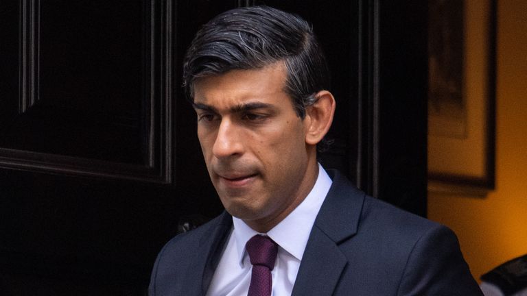 Chancellor of the Exchequer Rishi Sunak