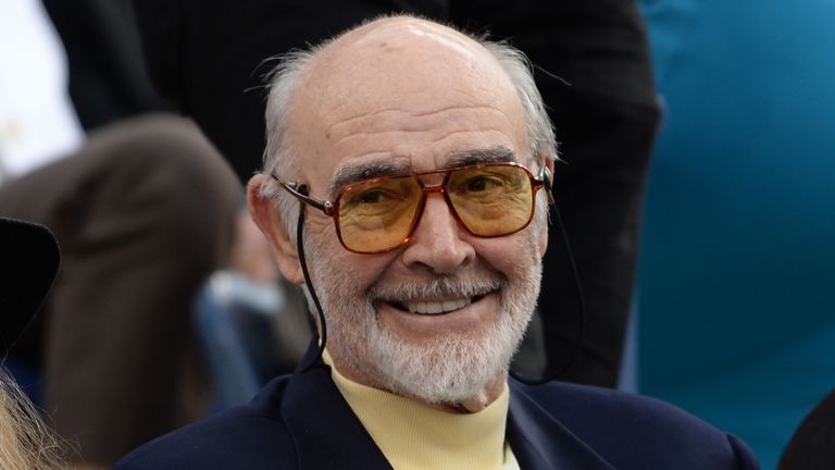 NEW YORK, NY - SEPTEMBER 09: Sir Sean Connery attends the 2013 US Open at USTA Billie Jean King National Tennis Center on September 9, 2013 in New York City. (Photo by Uri Schanker/WireImage)