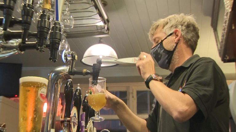 Paul Phillips, a barman at the Shakespeare in Durham, fears he will lose his job