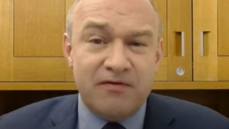 Sir Ed Davey says the Liberal Democrats support a circuit break