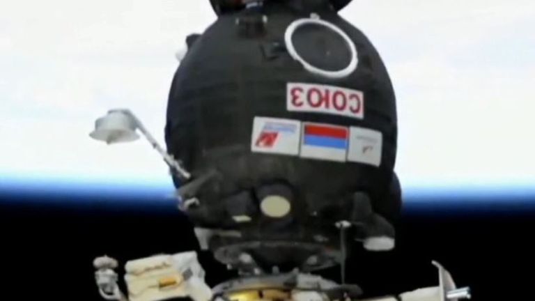 Soyuz spacecraft docks with ISS after record short journey