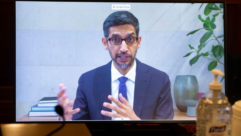 Google and Alphabet chief executive Sundar Pichai urged politicians to be &#39;thoughtful&#39; about legal changes