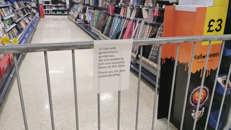 Stationery is also unavailable to shoppers at the Pengam Green store