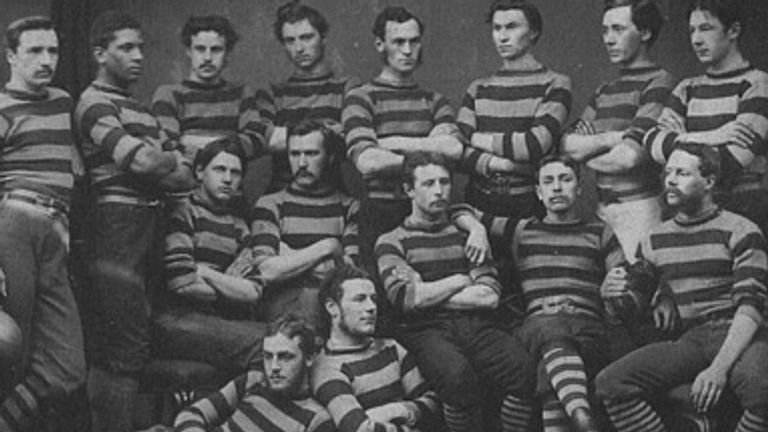 James G Robertson 1871 team shot (second from left back row) 