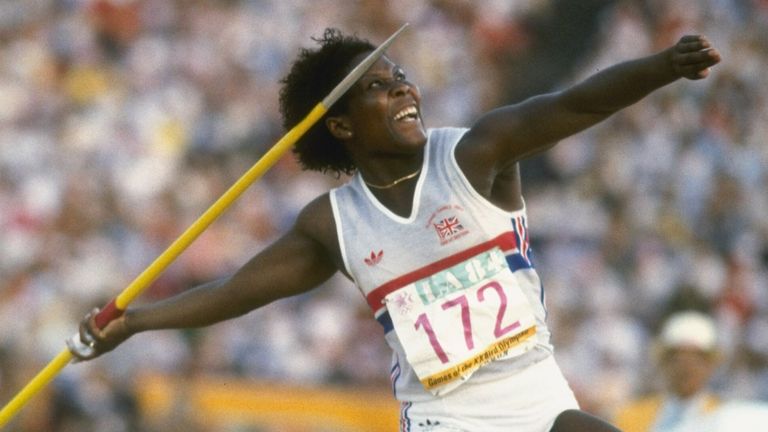 Tessa Sanderson became the first Black British woman to become an Olympic Champion, winning Gold in 1984.