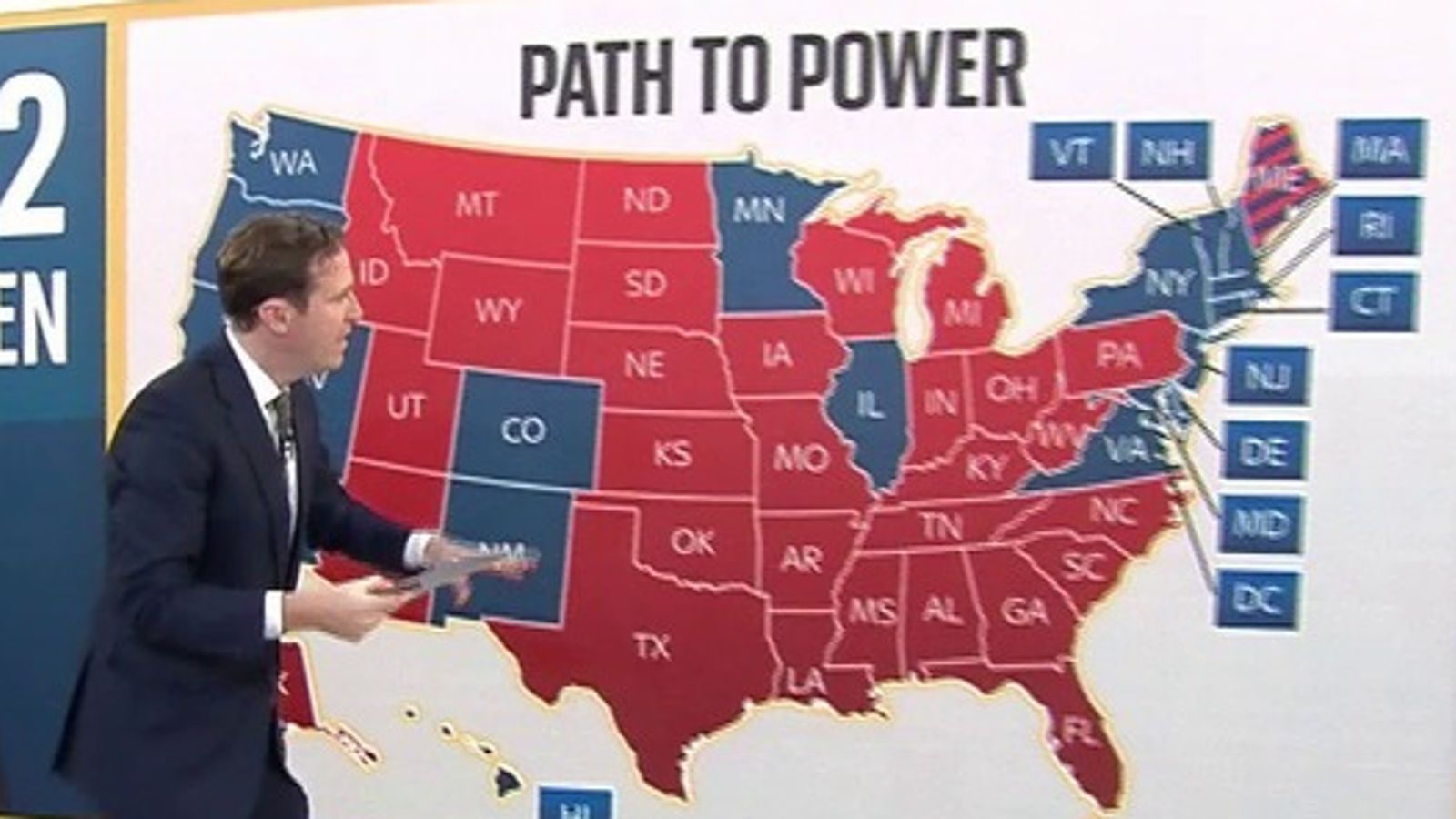 The key states needed to win the White House race US News Sky News