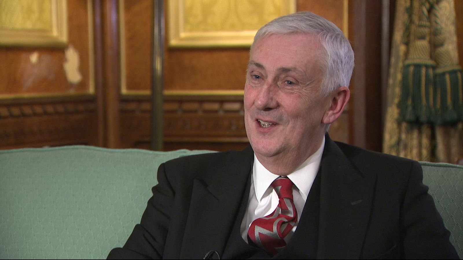 Commons speaker Sir Lindsay Hoyle speaks to Sky News about the US ...