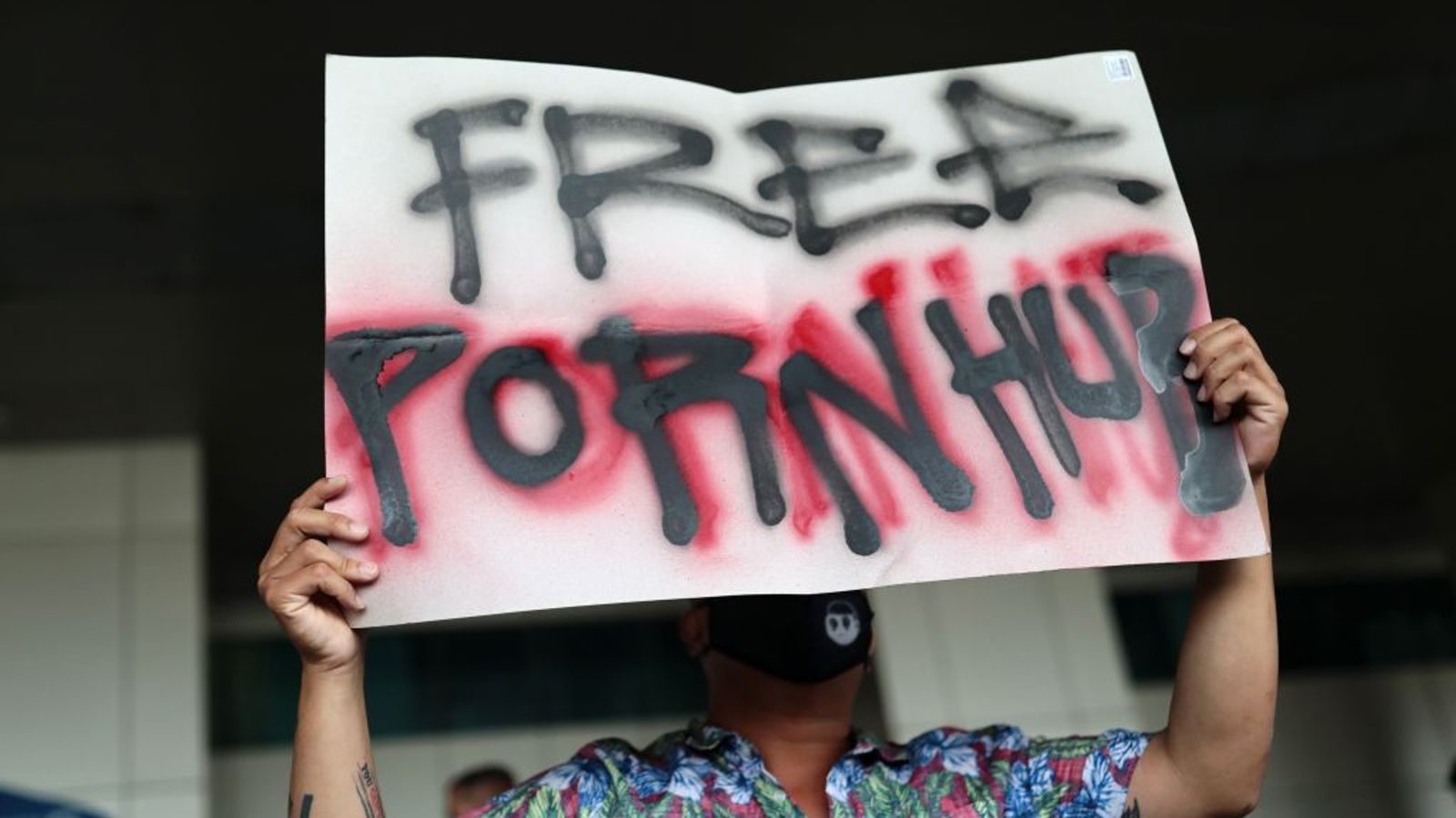 Thailand: Protest in Bangkok against ban on pornography websites | World  News | Sky News