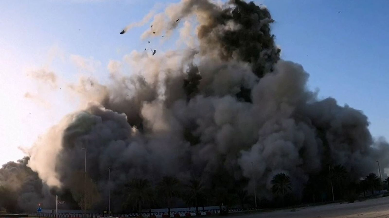 UAE: Towers demolished in Abu Dhabi | World News | Sky News