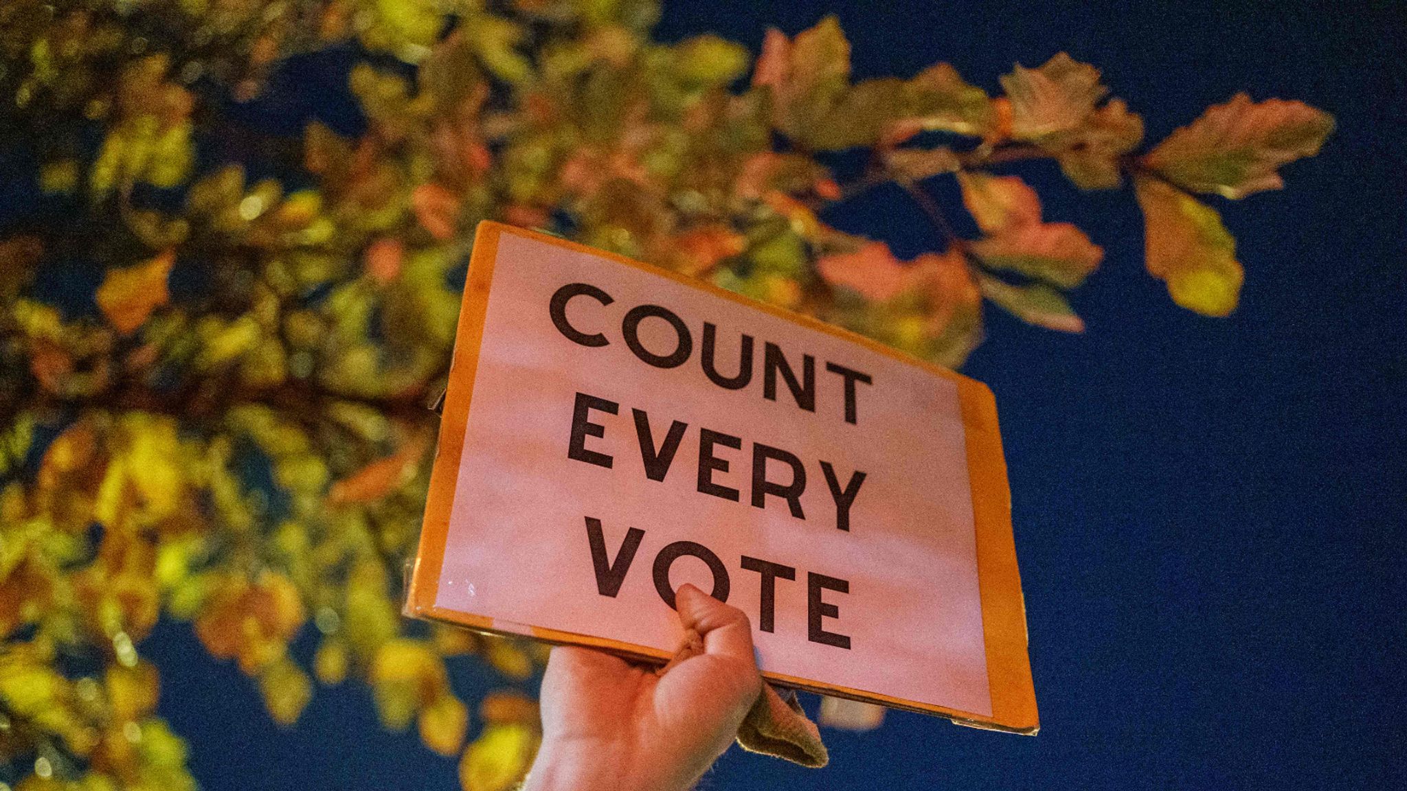 Banner in hands. Count every. Count every. Voting process deas illustrations. Yolo drinks.