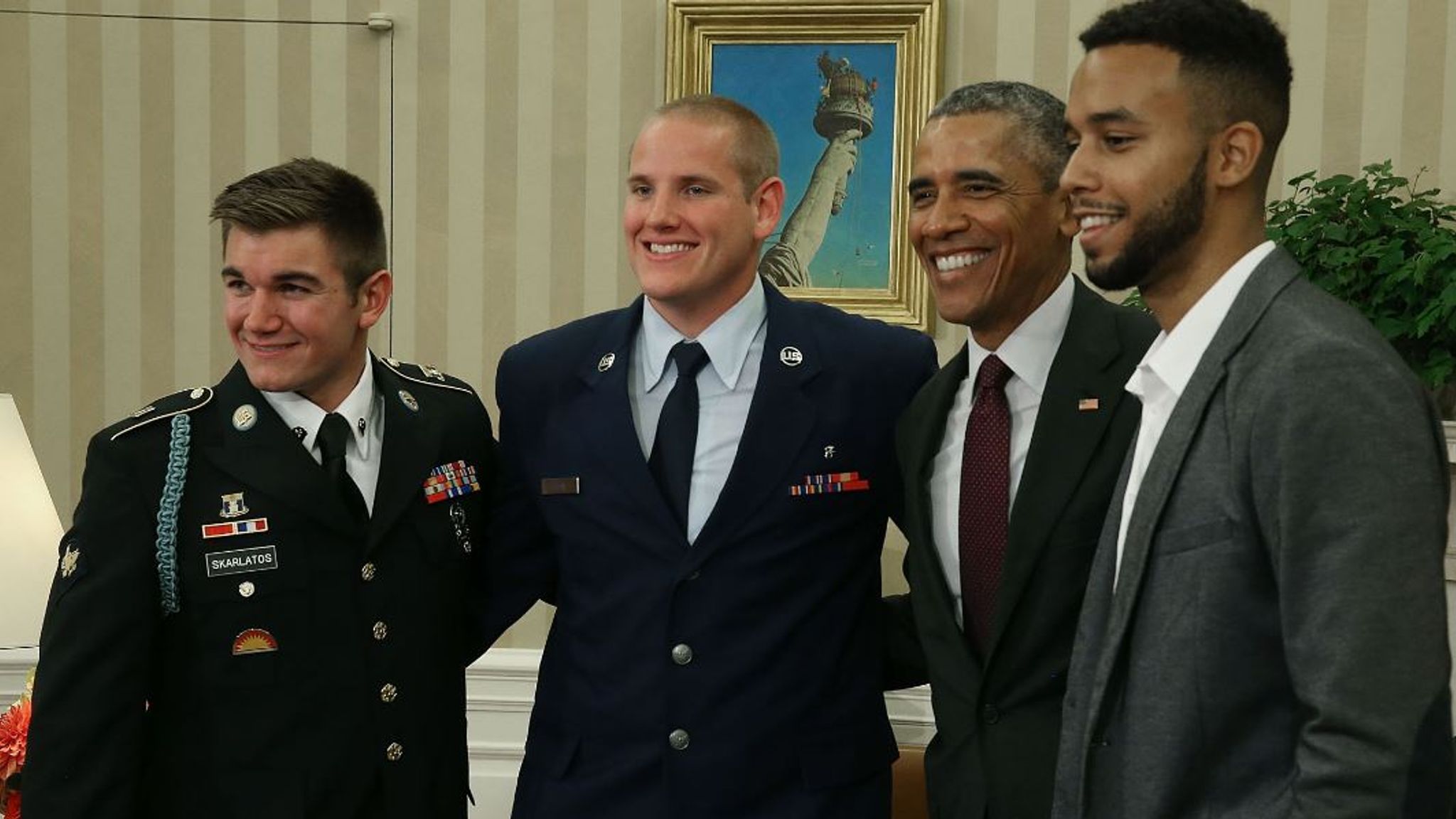 Фото Обамы в военной форме