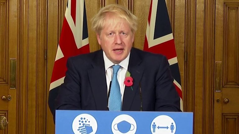 Boris talks about wanting families to be able to see each other at Christmas