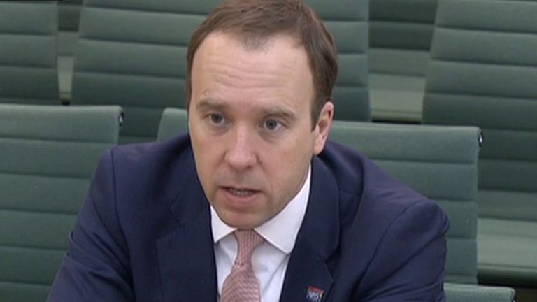 Health Secretary Matt Hancock tells the Health Committee there is &#39;we must learn about how we can best deal with a pandemic&#39;.