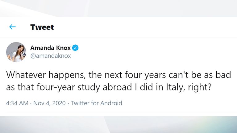 Amanda Knox tweet