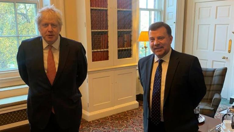 Andy Carter, MP for Warrington South, is also self-isolating after attending the same meeting. Pic: Facebook/Andy Carter