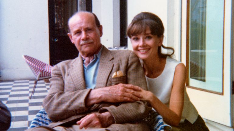 Reuniting with her father Joseph Ruston in Ireland, August 1964