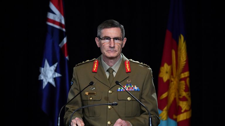 General Angus Campbell went through the report&#39;s finding to reporters