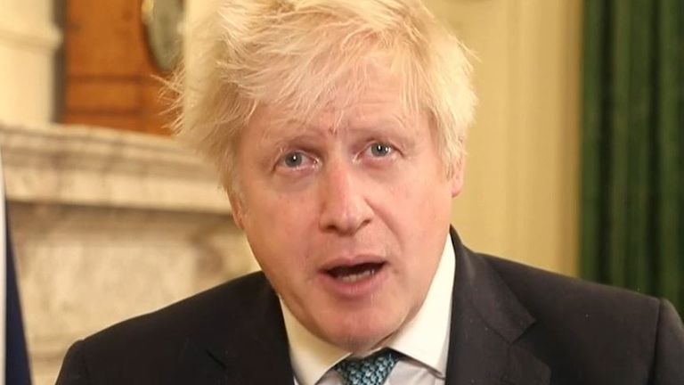 Boris Johnson talks about Christmas pandemic restriction relaxation
