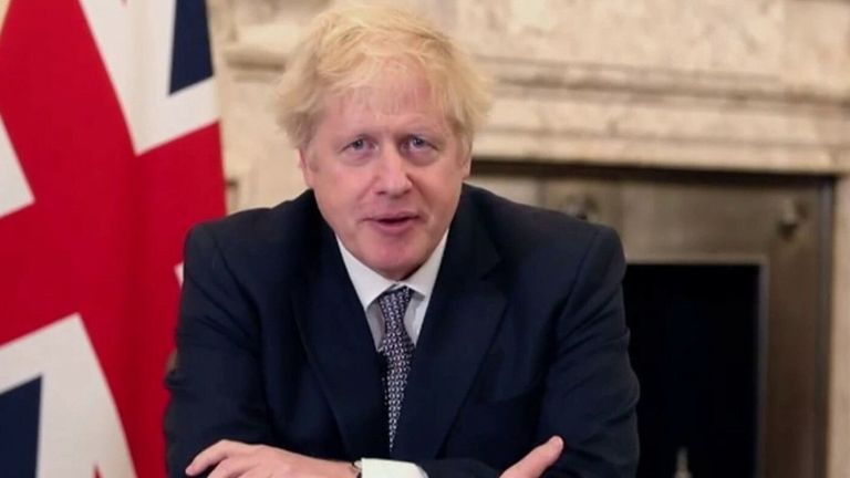 Prime MINISTER BORIS JOHNSON