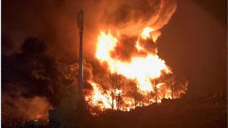 The fire started around 5am. Pic @northernassist