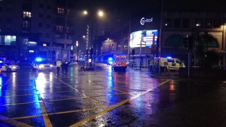 The incident happened at around 9.50pm on Saturday. Pic: Sophie Zermatten
