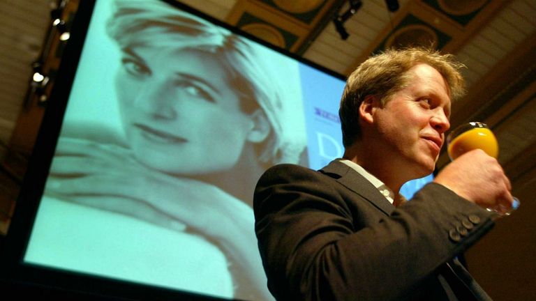 Princess Diana&#39;s brother Earl Charles Spencer announces a Diana exhibit in downtown Toronto.…