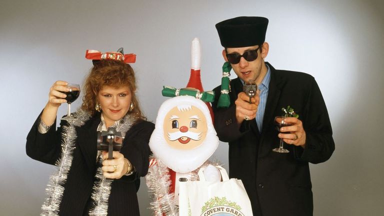 Singers Kirsty MacColl and Shane MacGowan collaborated on the controversial Pogues&#39; Christmas song &#39;Fairytale in New York&#39; which is now considered offensive by some