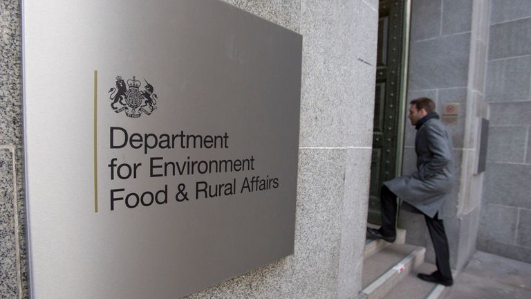 The Department for Environment, Food and Rural Affairs 