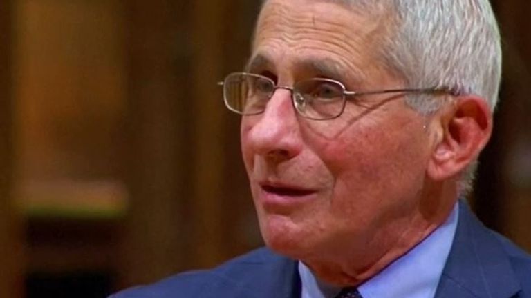 Dr Anthony Fauci says he&#39;s ben talking with UK counterparts