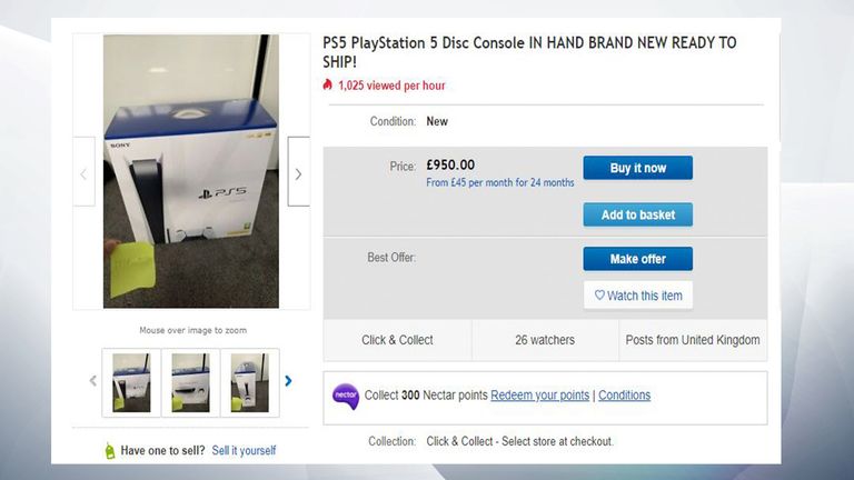 The consoles are already being listed on eBay for more than double the price