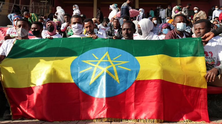 Ethiopia Rockets Hit Amhara State As Violence In Tigray Intensifies World News Sky News