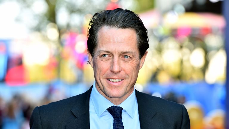 Hugh Grant says he realised he was unwell when he could not smell anything