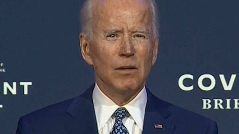 Joe Biden implores all Americans to wear a mask to combat coronavirus
