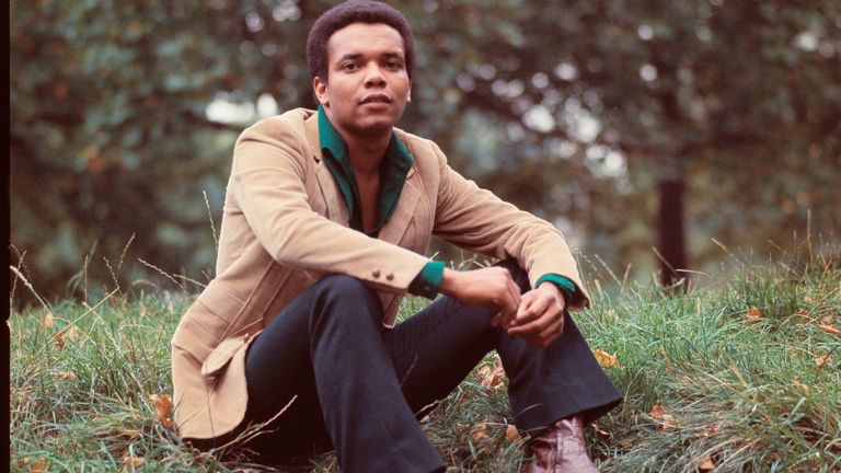 Johnny Nash, portrait, UK, 1972. (Photo by Michael Putland/Getty Images)
