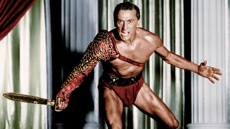 Kirk Douglas in Spartacus
