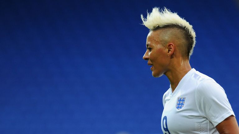 England forward Lianne Sanderson says &#39;we must continue the conversation&#39;