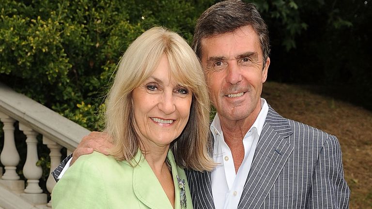 Lynn Faulds Wood and John Stapleton attend Pratham UK&#39;s Indian Summer Garden Party at The Chelsea Conservatory on June 28, 2009 in London, England