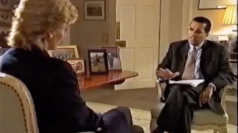 Pic: The Diana interview/ITV