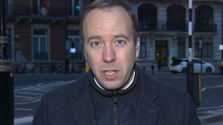 Matt Hancock will not comment on whether Priti Patel should stay in job as home secretary