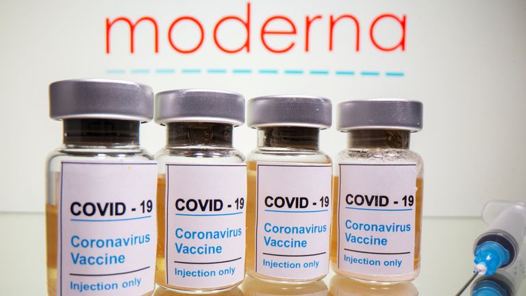 Moderna said its vaccine has shown no serious safety concerns